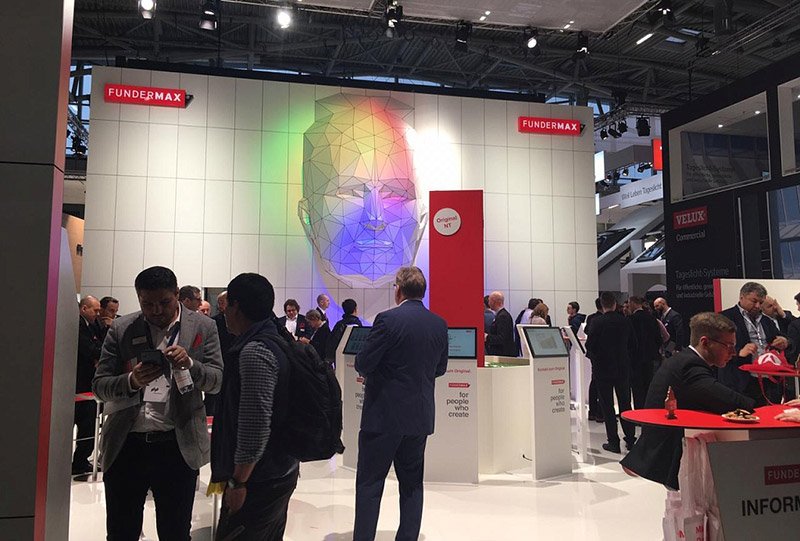 Декоративные отделочные панели FunderMax на строительной выставке BAU2019 Декоративные отделочные панели FunderMax на строительной выставке BAU2019