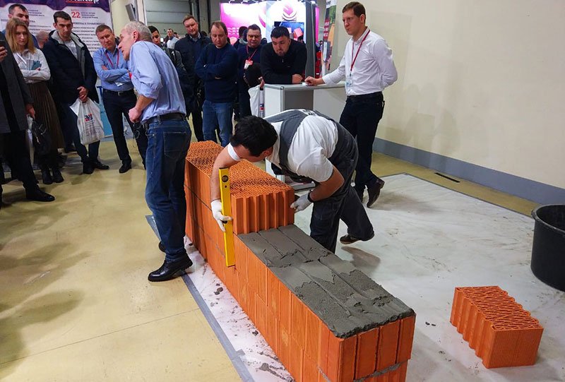 Мастер-класс от Wienerberger на выставке «ОСМ-2019» Мастер-класс от Wienerberger на выставке «ОСМ-2019»