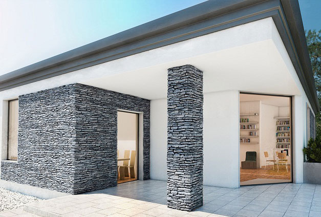 Искусственный камень для фасада дома: характеристики, преимущества и цены