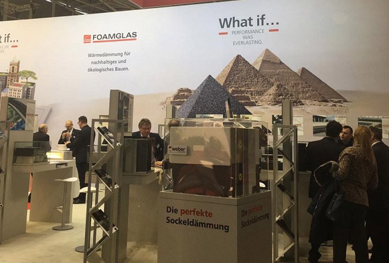 Теплоизоляция FOAMGLAS на выставке BAU 2019 Теплоизоляция FOAMGLAS на выставке BAU 2019