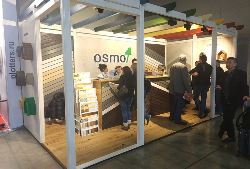 Натуральные покрытия для древесины OSMO на выставке Batimat 2019