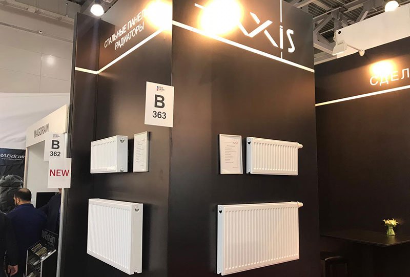 Стальные панельные радиаторы Axis на выставке Aquatherm Moscow — 2019