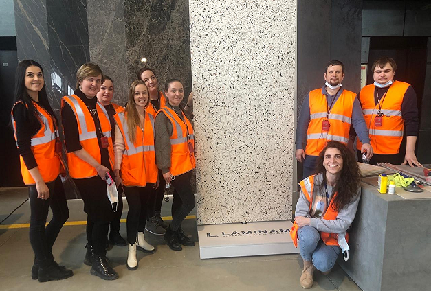 Выездное обучение на заводе Laminam Выездное обучение на заводе Laminam