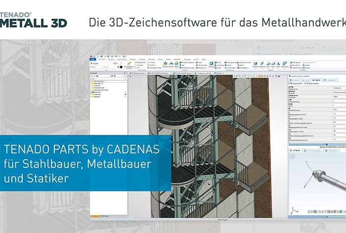 Новая версия программного обеспечения TENADO METALL 3D и TENADO WOOD на BAU 2019-01-18