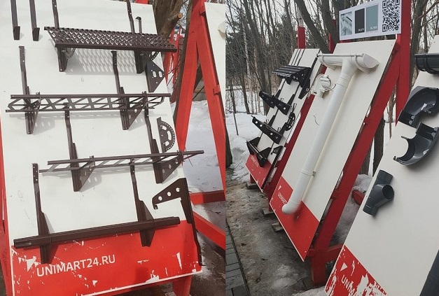 На выставке Village Park появилась экспозиция водосточных систем и снегозадержателей