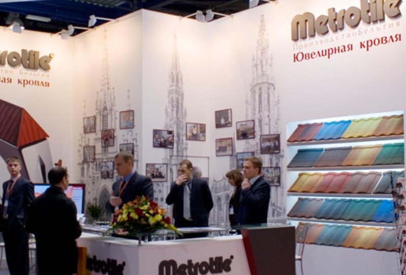 Бренд Metrotile представил новую коллекцию композитной черепицы на выставке MosBuild