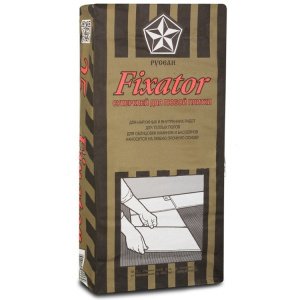 Клей для плитки Русеан Fixator, цвет: серый (мешок 25кг) – купить в Москве