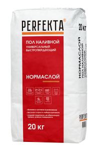 Пол наливной универсальный быстротвердеющий Perfekta Нормаслой МН 20 кг – купить в Москве