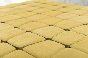 Тротуарная плитка Braer Standart Классико круговая песочный частичный прокрас 110/73х115х60 мм – купить в Москве