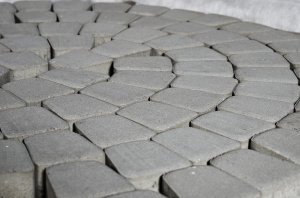 Тротуарная плитка Braer Standart Классико круговая серый полный прокрас 110/73х115х60 мм – купить в Москве