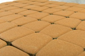 Тротуарная плитка Braer Standart Классико круговая янтарный частичный прокрас 110/73х115х60 мм – купить в Москве