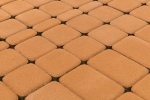 Тротуарная плитка Braer Standart Классико коралловый частичный прокрас 57/115/172х115х60 мм – купить в Москве