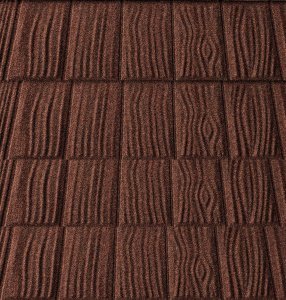 Композитная черепица гонт Metrotile iShake бордо с посыпкой 1340х430 мм – купить в Москве