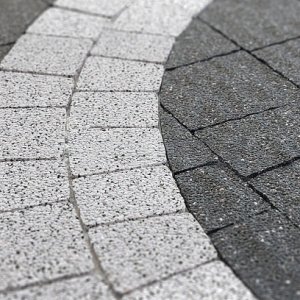 Тротуарная плитка Steingot Премиум Классика Арко bianco nero частичный прокрас 100х100/90/75/65х60 мм – купить в Москве