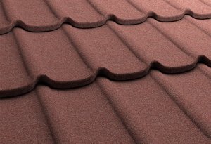 Композитная черепица гонт Gerard Diamant Burgundy с посыпкой 1335х430 мм – купить в Москве