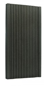 Террасная доска Terradeck Eco, односторонний профиль, шлифованная, размер: 155*28*4000мм, цвет: коричневый – купить в Москве