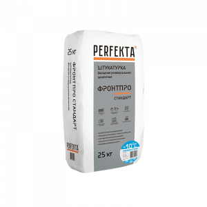 Штукатурка Perfekta Фронтпро Стандарт Зимняя Серия, цвет: серый (мешок 25кг) – купить в Москве