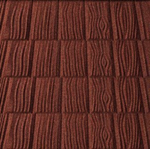 Композитная черепица гонт Metrotile iShake красный с посыпкой 1340х430 мм – купить в Москве