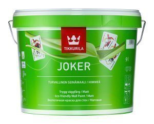 Краска Tikkurila Joker база 1 A (белая, светлые тона) 2,7л – купить в Москве