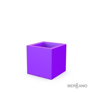 Кашпо Berkano Quarter 40 DB, тип дна: двойное, размер: 40x40x40см, цвет: Deep Violet, арт.220_049_22 – купить в Москве