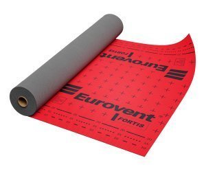 Супердиффузионная мембрана Eurovent Fortis 190 г/м2 50х1,5 м красный/серый – купить в Москве