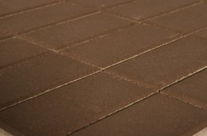 Брусчатка Braer Standart Прямоугольник коричневый частичный прокрас 200х100х60 мм – купить в Москве