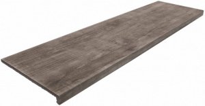 Клинкерная плитка Mykonos Legno Cassa цвет: Nogal 325, поверхность: глазурованная матовая размер: 1200х330х12мм, монолитная ступень R9 - – купить в Москве