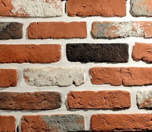 Искусственный камень плоский Eco Stone Квебек 04-18 красный – купить в Москве