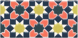 Керамическая плитка Kerama Marazzi Алькасар орнамент глянцевая 150х74 х9,2мм декор HGD/A326/16000 – купить в Москве