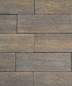 Тротуарная плитка Выбор Стоунвуд Премиум платан частичный прокрас 350/450/550/650х190х60 мм – купить в Москве