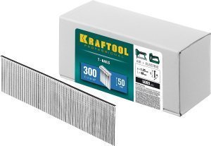 Гвозди для нейлера KRAFTOOL 50 мм, тип 300, 5000 шт, арт.31785-50 – купить в Москве