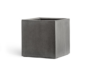 Кашпо TREEZ Effectory Beton куб 200х200х200 мм тёмно-серый бетон 41.3317-02-005-GR-20 – купить в Москве