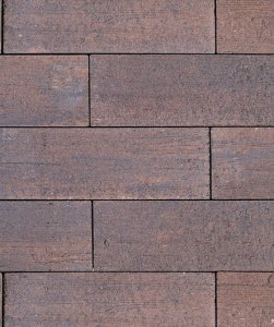 Тротуарная плитка Выбор Стоунвуд Премиум венге частичный прокрас 350/450/550/650х190х60 мм – купить в Москве