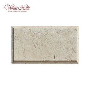 Декоративный элемент White Hills (Вайт Хилс) цвет: белый, размер: 410х450х250х21-40мм, рустовый камень (угловой) 850-05 – купить в Москве