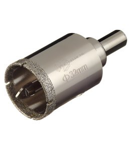 Коронка алмазная по керамике и кафелю с центрирующим сверлом 32 мм, TRIO-DIAMOND, арт.400032 – купить в Москве