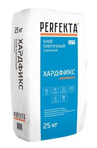 Клей для керамогранита, натурального камня и клинкерной плитки Perfekta Хардфикс, цвет: серый (мешок 25кг) – купить в Москве