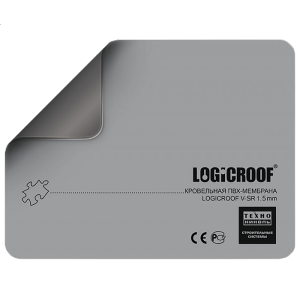 ПВХ мембрана Logicroof V-SR (Логикруф) 2 шт, размер: 1,0х10м каждая, толщина: 1,5мм, цвет: серый – купить в Москве