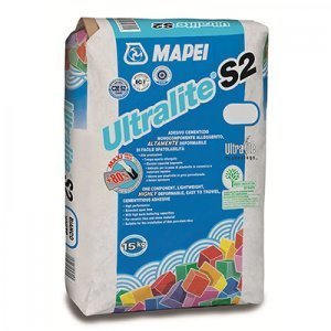 Клей на цементной основе Mapei Ultralite S2 цвет: серый (мешок 15кг) – купить в Москве