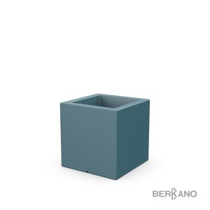 Кашпо Berkano Quarter 40 DB, тип дна: двойное, размер: 40x40x40см, цвет: Blue Pine, арт.220_049_20 – купить в Москве