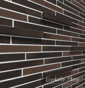Искусственный камень плоский Leonardo Stone Сиэтл 3D Mix 1 коричневый – купить в Москве