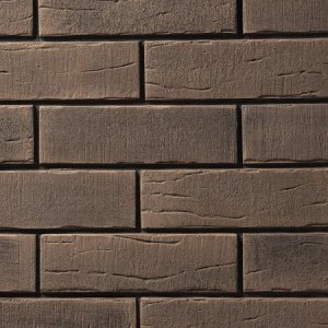 Искусственный камень угловой Petra Клинкерный кирпич 15П4.У коричневый – купить в Москве