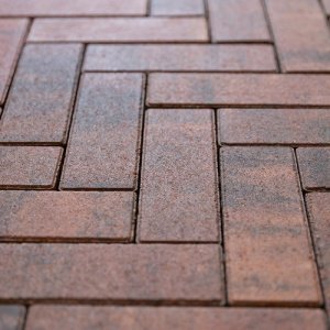 Тротуарная плитка Steingot Премиум Паркет клинкер частичный прокрас 240х80х60 мм – купить в Москве
