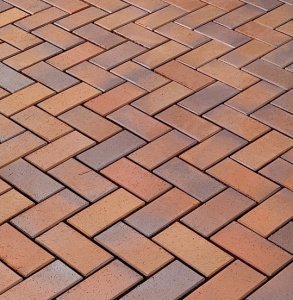 Брусчатка клинкерная Vandersanden Premium Oberlausitz Meran autumn multi-coloured полный прокрас 200х100х52 мм – купить в Москве