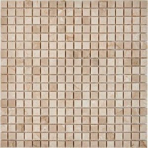 Мозаика из мрамора Caramelle Mosaic Natural Stone Бежевый полированная 305х305х4 мм мозаика 76052 – купить в Москве