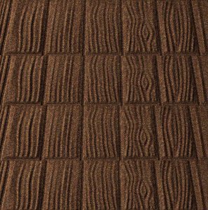 Композитная черепица гонт Metrotile iShake бургундия с посыпкой 1340х430 мм – купить в Москве