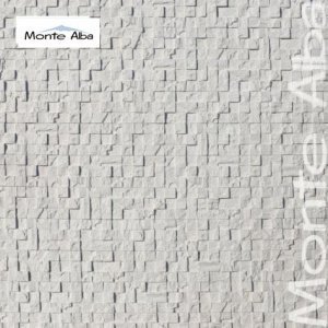 Гипсовая плитка плоская Monte Alba Пикс Стоун A560-00 белый – купить в Москве