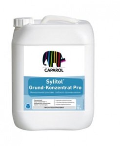 Грунтовка Caparol Sylitol GrundKonzentrat Pro прозрачная 10 л – купить в Москве