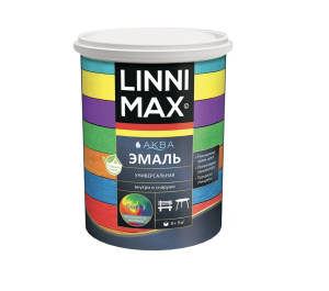 Эмаль акриловая LINNIMAX Аква Эмаль универсальная Base3 прозрачная 2,35 л – купить в Москве