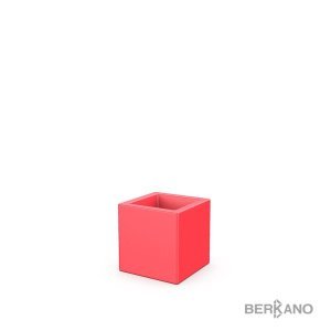 Кашпо Berkano Quarter 25 DB, тип дна: двойное, размер: 25x25x25см, цвет: Chili Red, арт.220_047_19 – купить в Москве