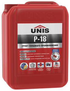 Грунтовка глубокого проникновения Unis P-18 10 л – купить в Москве